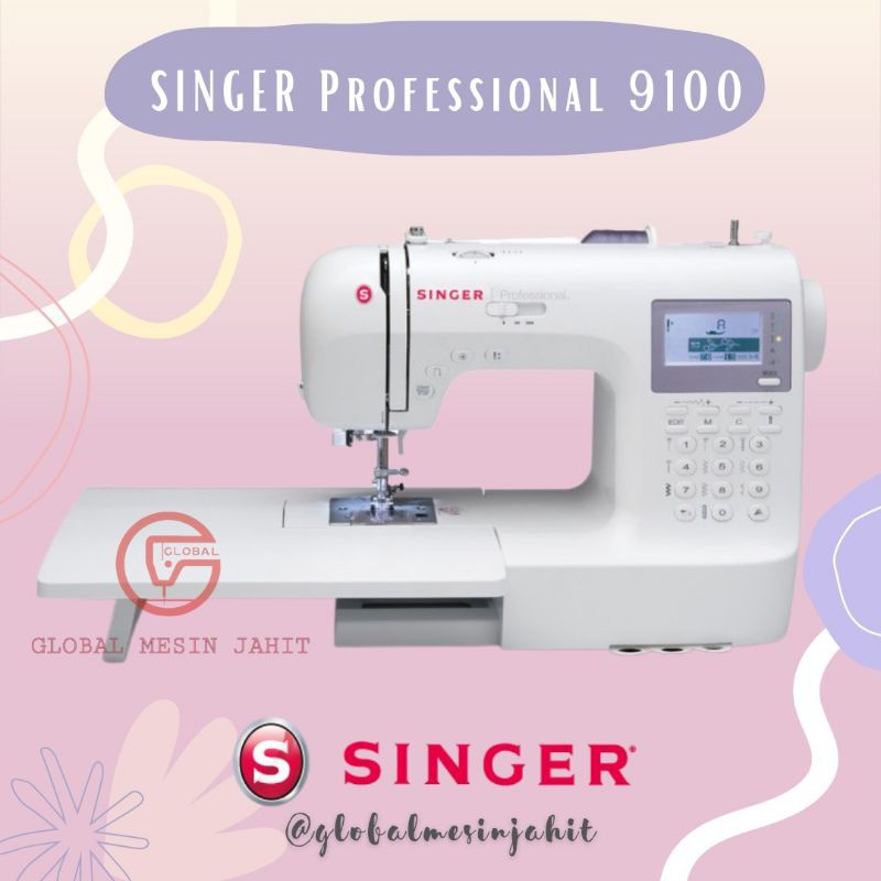 SINGER Stylist 9100 Mesin Jahit Portable Digital