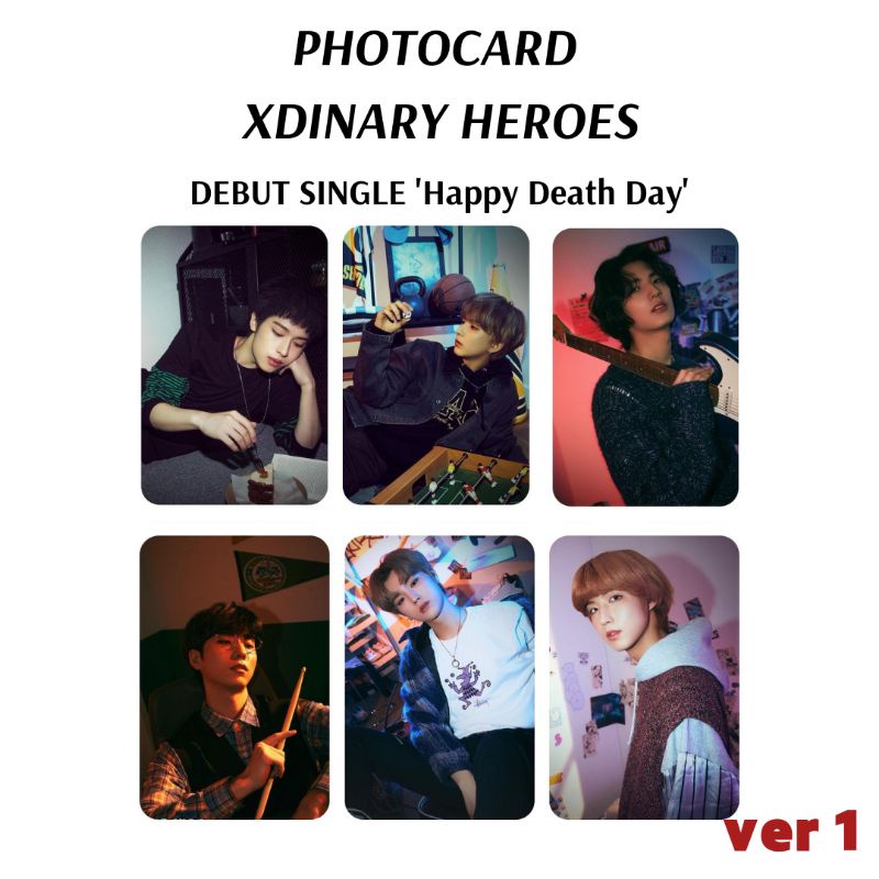XDINARY HEROES PHOTOCARD DEBUT SINGLE 'HAPPY DEATH DAY'