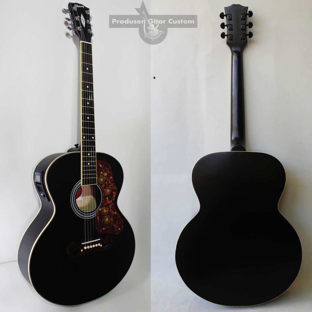 Gitar Gibson J200 Akustik Elektrik Custom