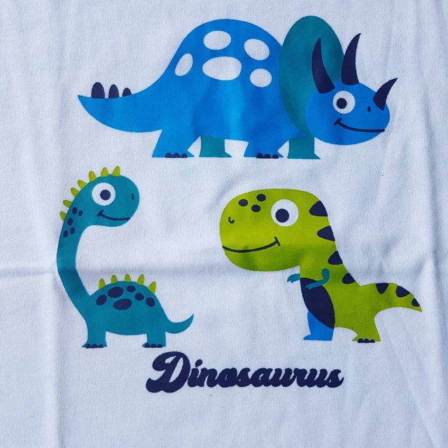 Kaos Dino Putih