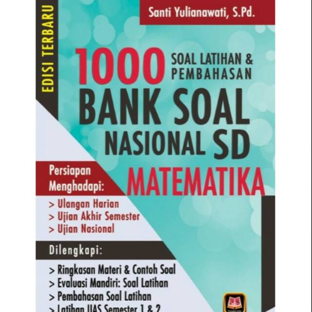 Buku 1000 Bank Soal Sd Matematika Kelas 4 5 6 Shopee Indonesia