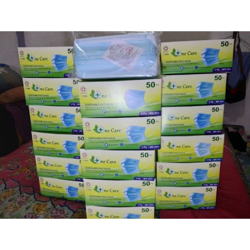 masker 3ply one care