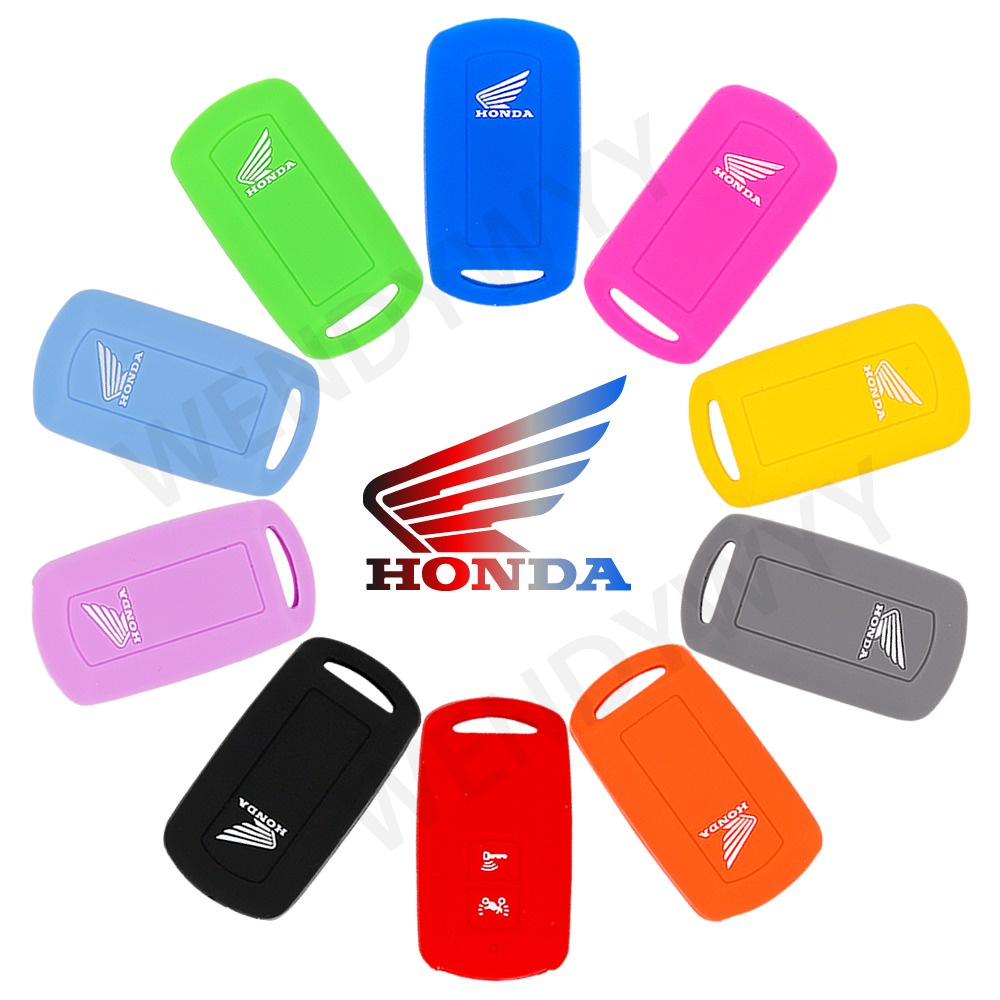 Casing Kunci Mobil Honda Click / Vario 150 / 150i / 2018 Dua Tombol Bahan Silikon