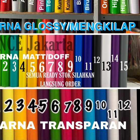 

Special - 1 ROL P 15 METER L45 CM STIKER SCOTLITE POLOS WARNA