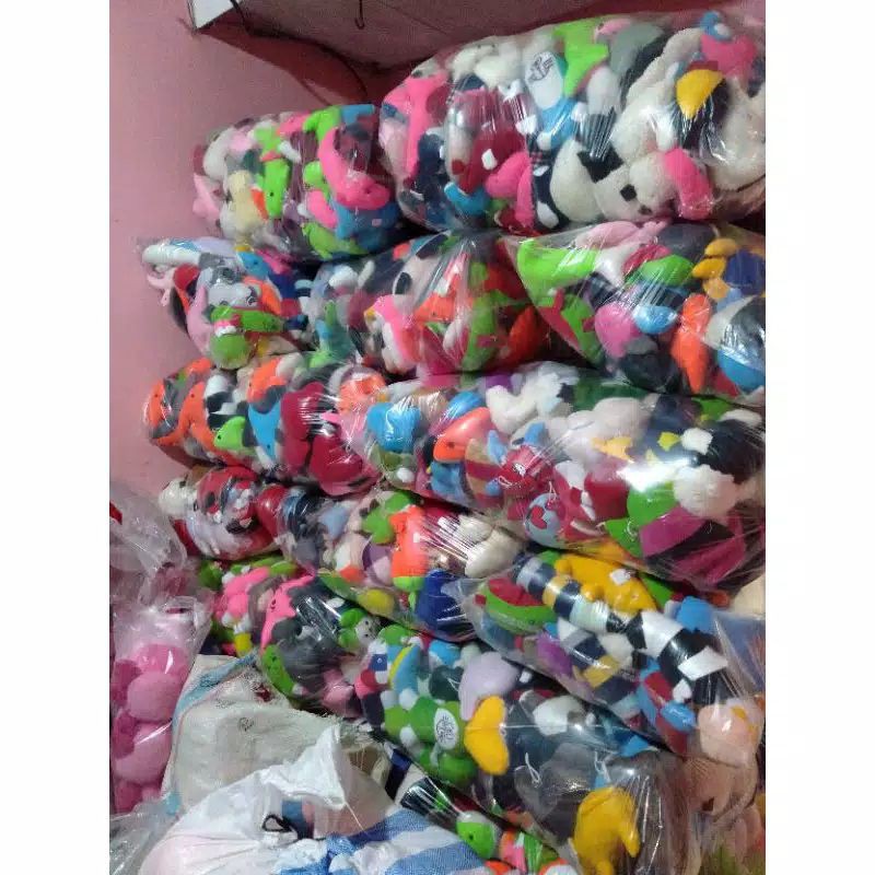 boneka mesin Capit isi 100pcs 1 BAL, GROSIR LEBIH MURAH BISA COD
