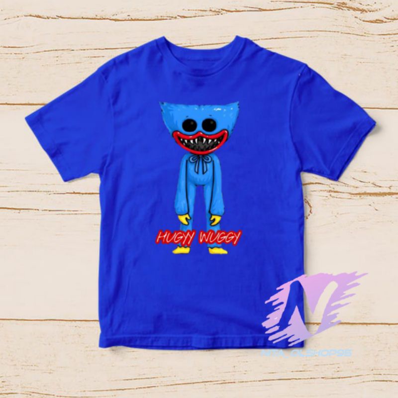 baju anak kaos anak huggy wuggy