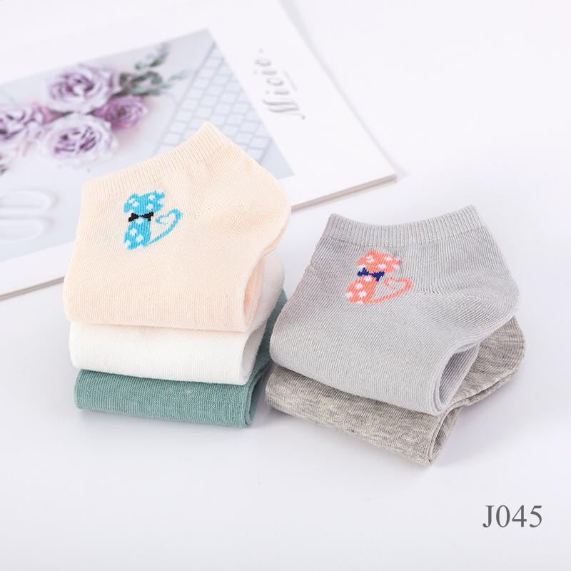 KAOS KAKI FASHION KITTY MEOW J045