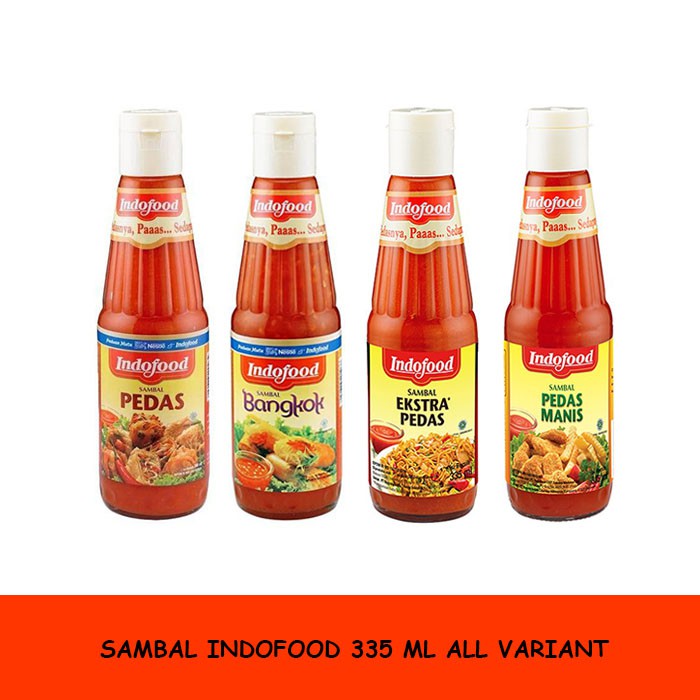 

Sambal Indofood Pet 335 ml All Variant