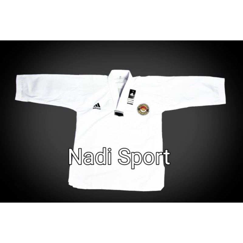 Dobok Taekwondo Anak Adidas Baju Taekwondo Adidas Anak Baju Taekwondo Kerah Putih