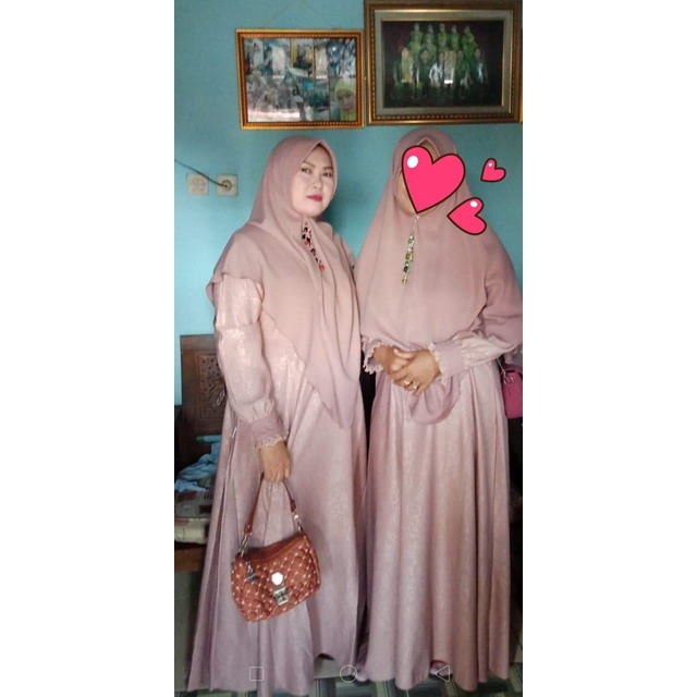 SALE Gamis Wanita Syar'i / Rauna RK-78 Milo / Fashion Muslim / FREE Jilbab Tali