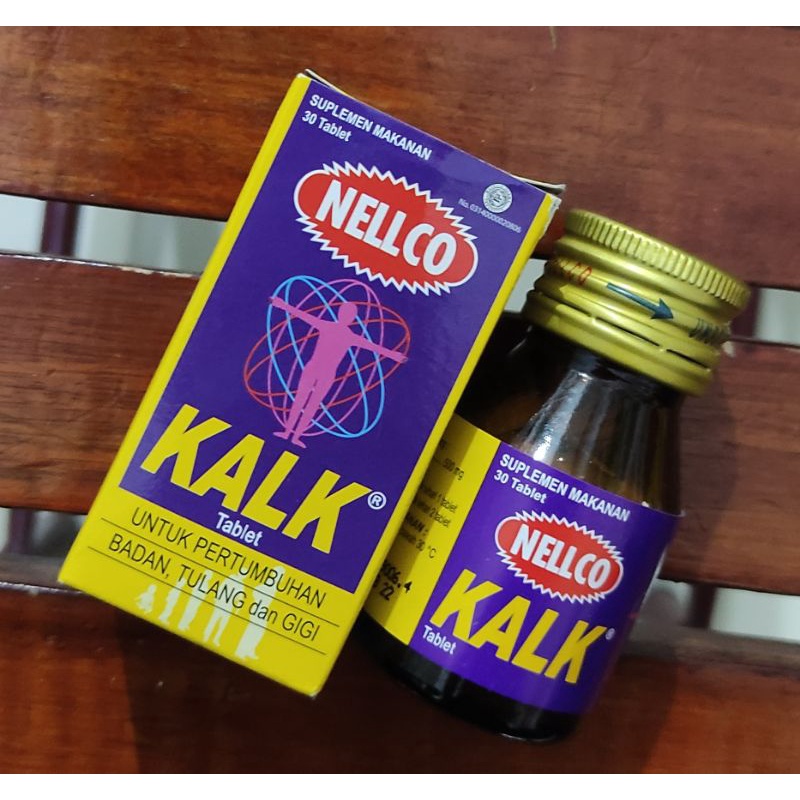 Kalk Nellco 30 Tablet / Vitamin Tulang / Menambah Kalsium