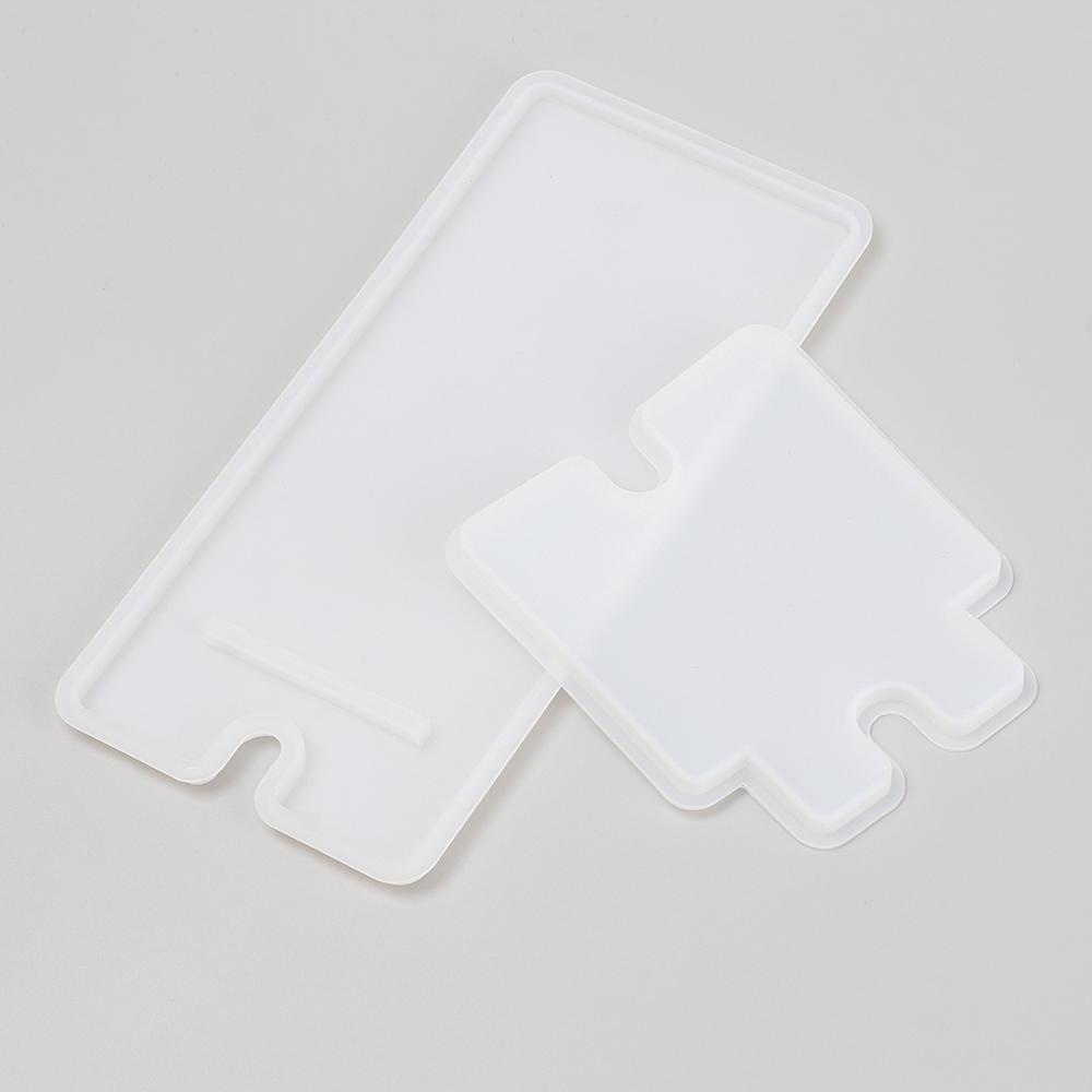 Preva Cetakan Stand Ponsel Perhiasan Membuat Alat Peraga Epoxy DIY Resin Silicone Mold