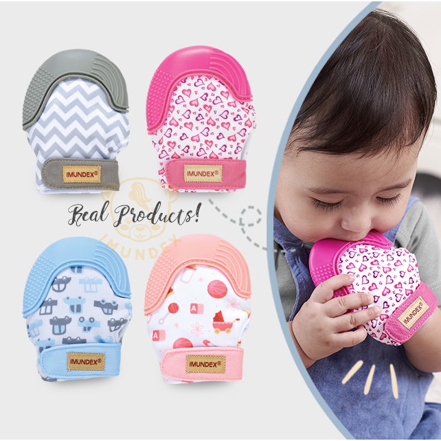 IMUNDEX Baby Mitten Teether sarung tangan gigitan  bayi  