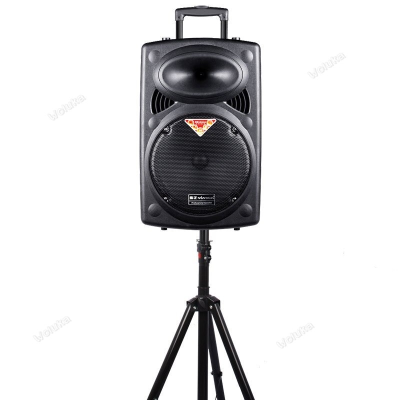 Floor Tripod Bracket Dudukan Stand Speaker Audio 200cm - SPS-502M - Black