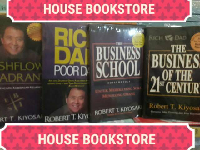 1 PAKET 4 BUKU MOTIVASI BEST SELLER ROBERT T KIYOSAKI (New Cover)-1