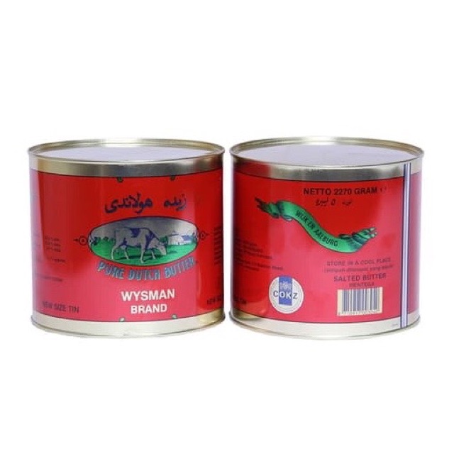 Wisjman butter/mentega wisman 2kg /2270gr