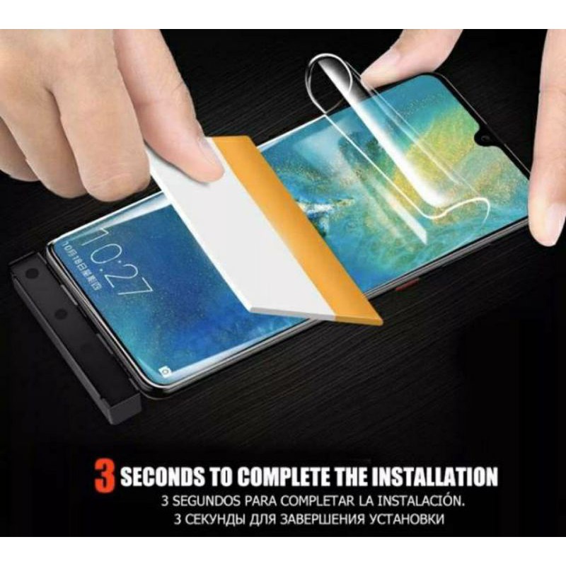 Samsung A32 4G / A52 / A72 / A33 / A53 / A73 Anti Gores Hydrogel Screen Guard Protector Clear Plastik Jelly Lentur