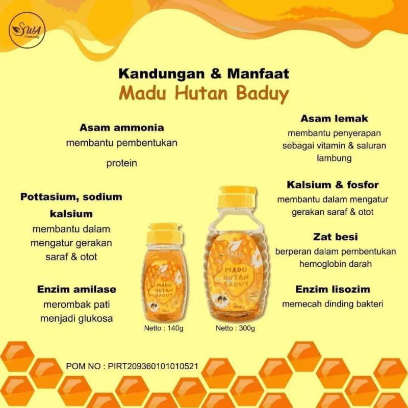 

MADU HUTAN BADUY SR12//Madu Asli 100%