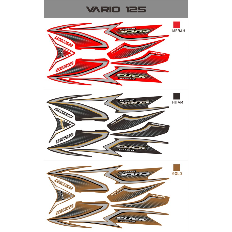 STRIPING VARIASI VARIO 125 - CLICK