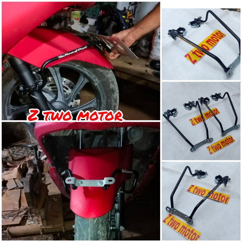 Breket plat nomor depan pcx 160 dudukan plat nomor pcx 160 nopol depan pcx 160 spakbor