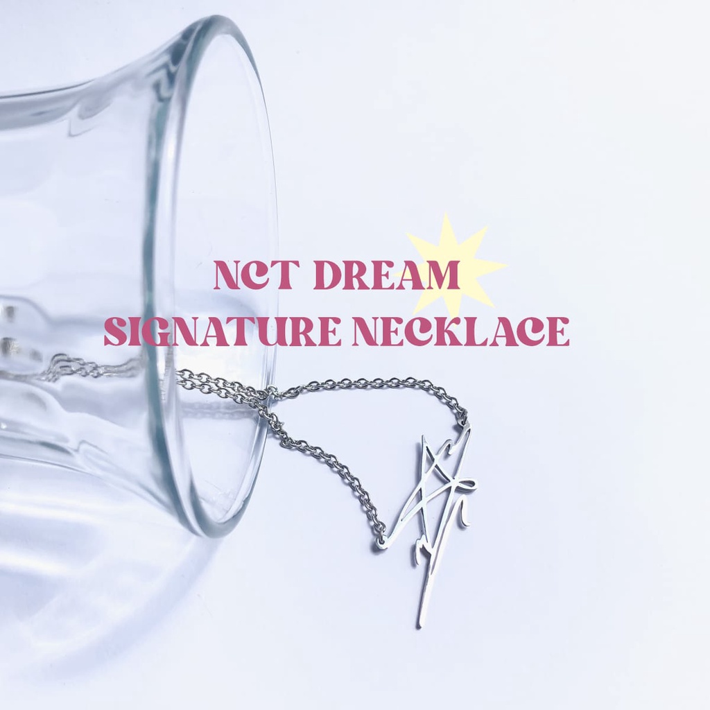 Custom Kalung NCT Dream Mark Lee, Renjun, Jeno, Haechan, Jaemin, Chenle, Jisung [TERSEDIA SEMUA MEMB