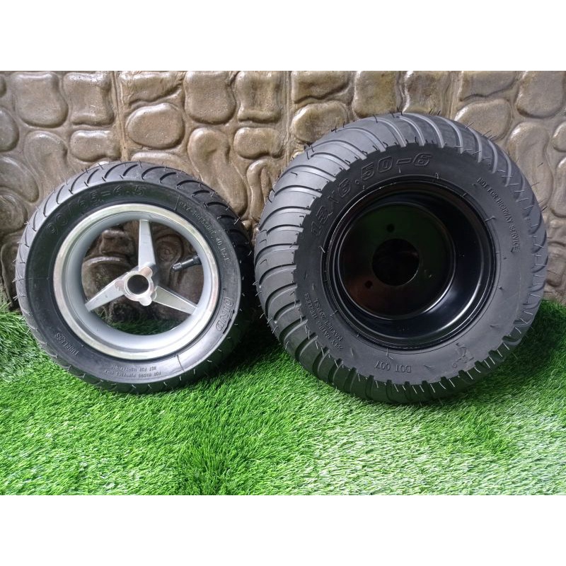 ban set velg goped/otoped depan belakang