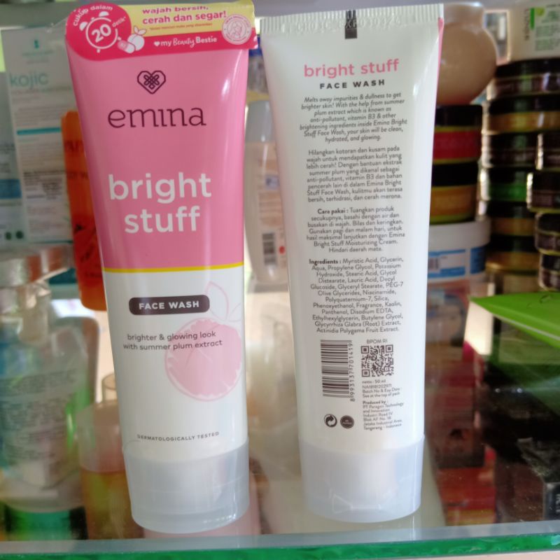 Emina Bright Stuff Face Wash / Emina sabun muka / Emina sabun Cuci muka / emina murah