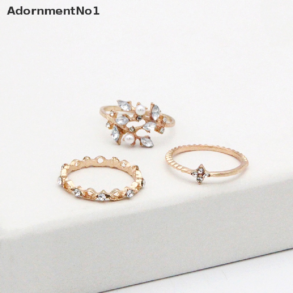 (AdornmentNo1) 10pcs / set Cincin Gaya Bohemian Motif Bulan / Bintang Untuk Perhiasan Wanita / Anak Perempuan