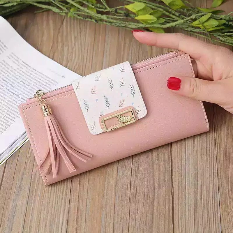 Charyatink - Dompet Kartu Pouch Wanita Terbaru Murah Simple Kekinian Panjang Wanita Korea