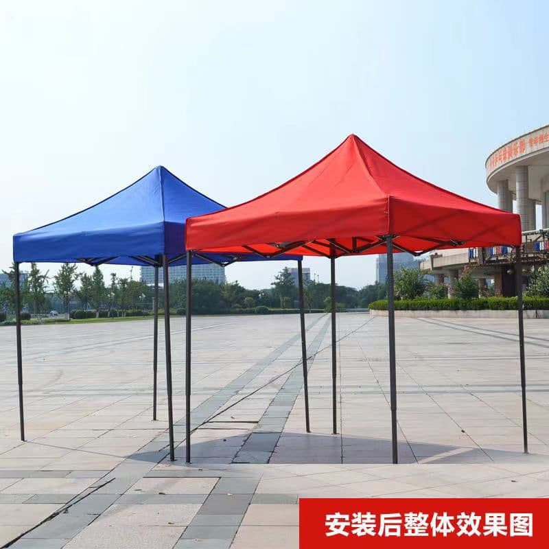 Terpal Atap Tenda Polyester Import Lipat 2x2 3x3 Murah 420D Anti Air / Panas Biru Merah JAKARTA