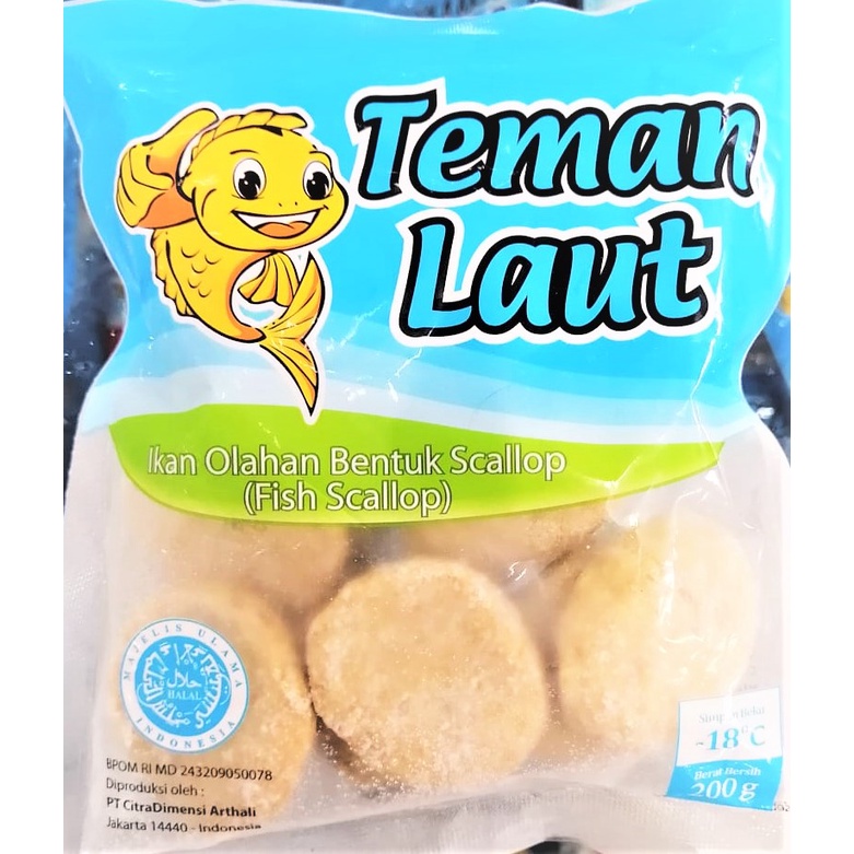 

Teman Laut Scallop Ikan 200gr