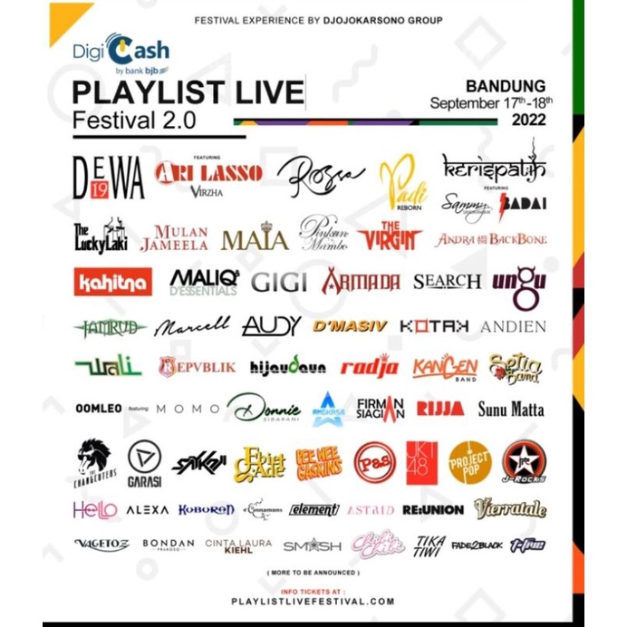 Playlist Live Festival 2 Days Pass - 1 Ticket