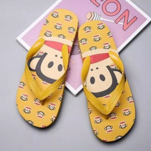 Sandal Jepit Spon Motif Monkey