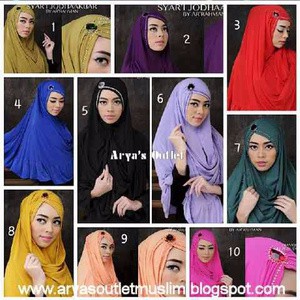 Jilbab Syar'i Jodha Akbar / Syiria Jodha / Khimar Jodha Akbar