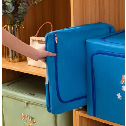 STORAGE BOX 66 liters karakter Double Zipper Large Box 66L - missbejogrosir