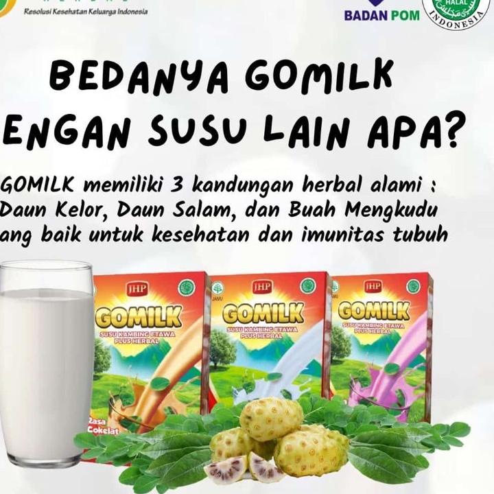 

Berkualitas GOMILK Susu Kambing Ettawa Plus Herbal. Menerima Pendaftaran Reseller dan Agen