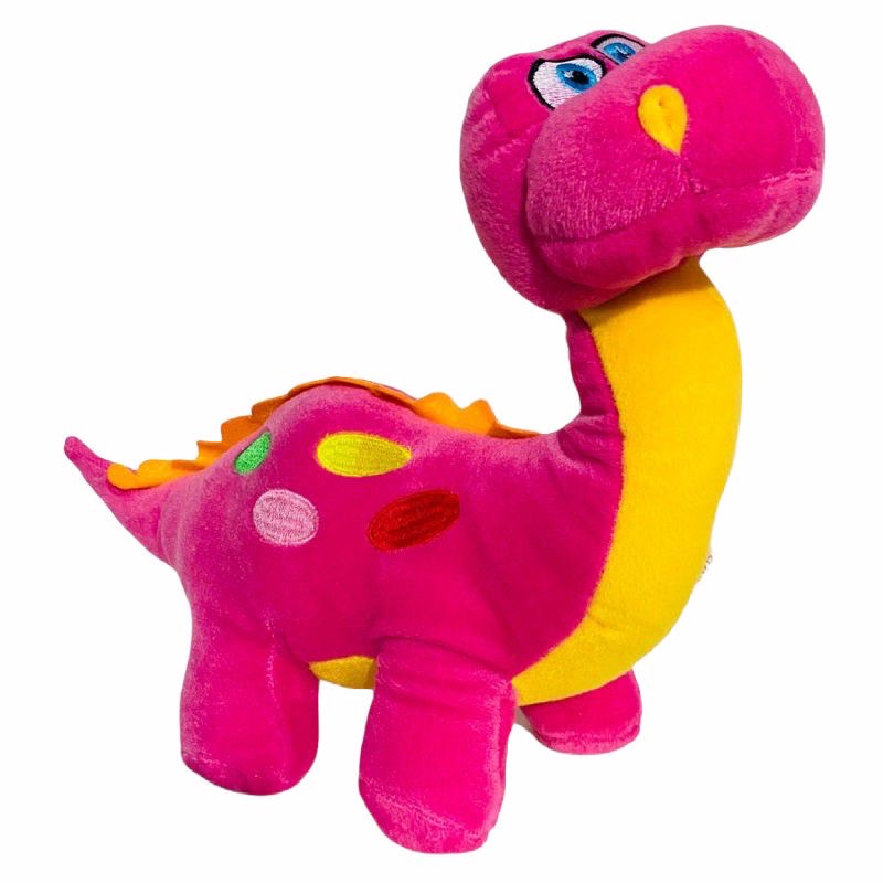 Boneka Dinosaurus Tompel Warna Warni 6 Varian Warna Berlabel SNI