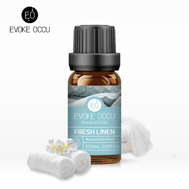 Evoke Occu - Fresh Linen 10ml Fragrance Oil Minyak Aroma Terapi Diffuser Humidifier Natural Relax Fresh Candle Soap Bath Aromatherapy