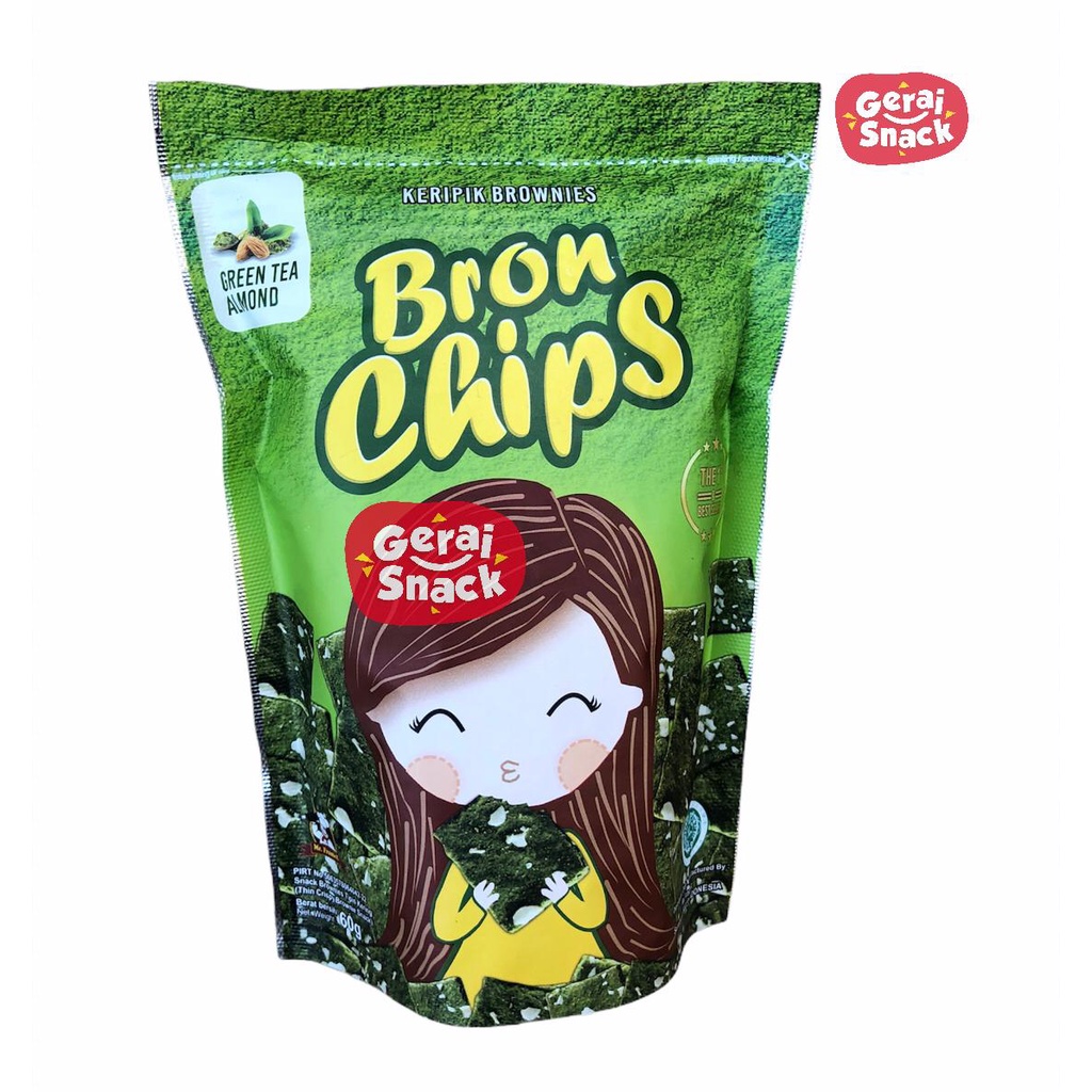 Bron Chips Keripik Brownies Kering Aneka Rasa Best Seller 60g