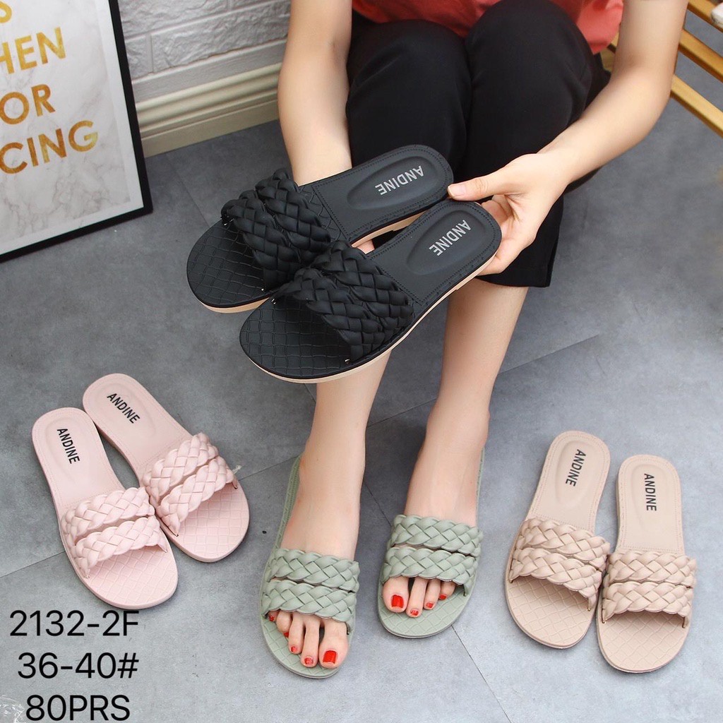 Sanda Flat Wanita Import ZIVA 2036 / Sandal Jelly