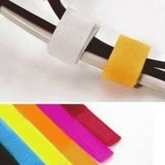 

◄ Kabel strap Pengikat Serba Guna Lebar 2cm panjang 5M/Velco Cable Ties ☆