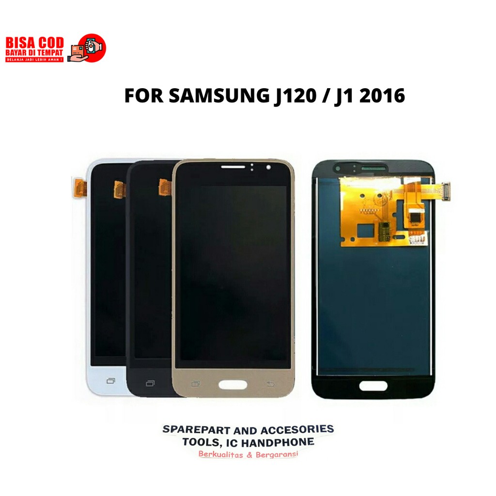 Lcd Touchscreen J120 J120G J1 2016 Kontras Aktif