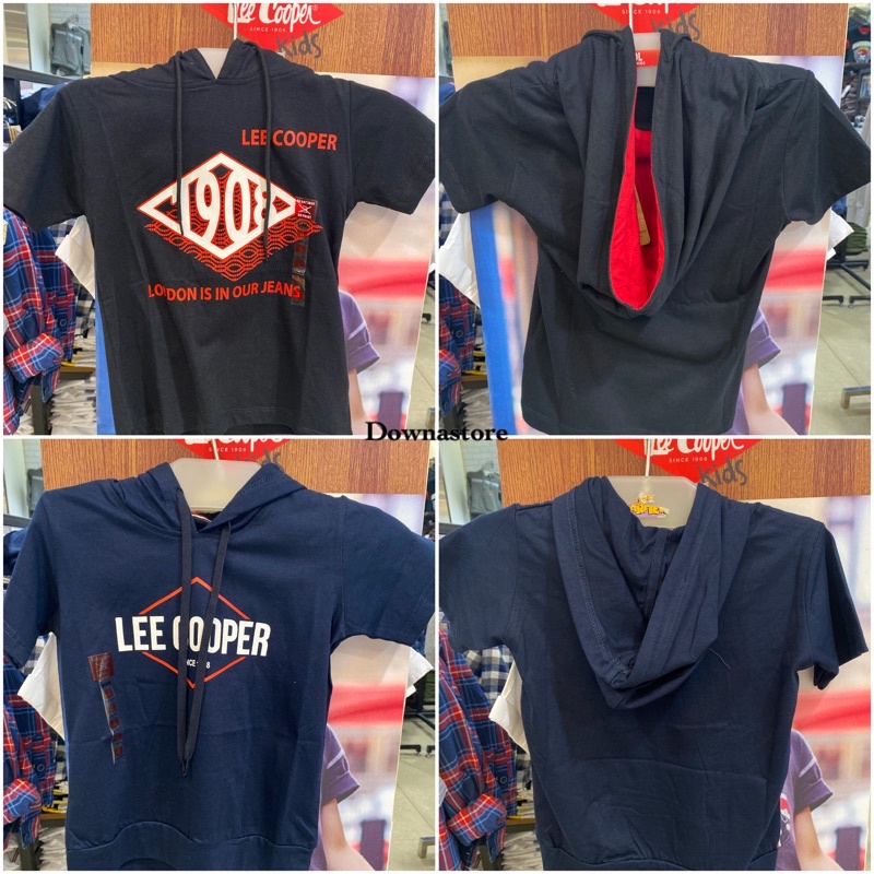 Kaos hoodie anak laki-laki Lee cooper kids (4-14th)