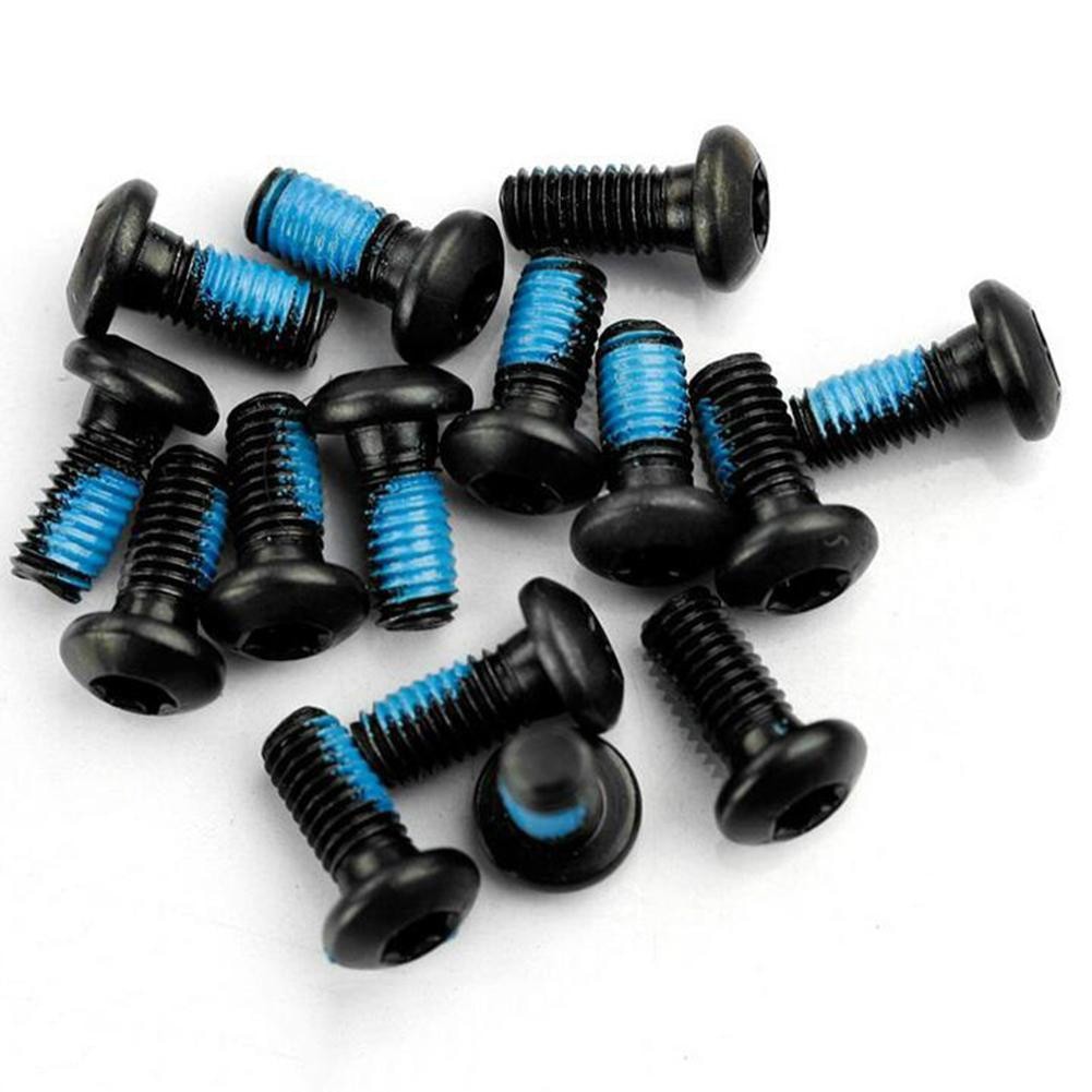 YGRETTE - 1Pcs 12mm  Baut Cakram sepeda Rotor Bicycle Disc Brake Bolts Mounting Screws T25 Head