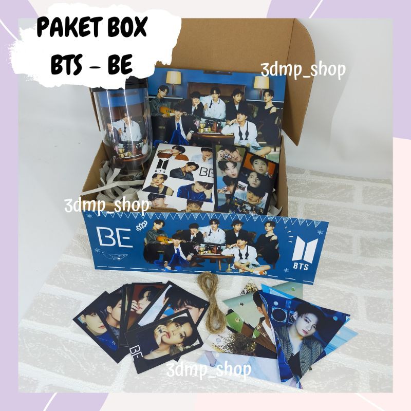 Paket Box Hampers Gift Kado BTS Dynamite BE Botol Poster handbanner stiker polaroid butter