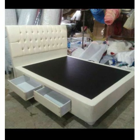 PROMO SET Divan Sandaran Premium + Laci