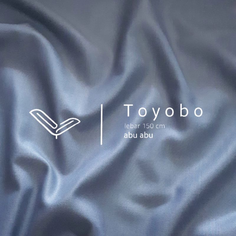 kain toyobo gray / abu abu platinum