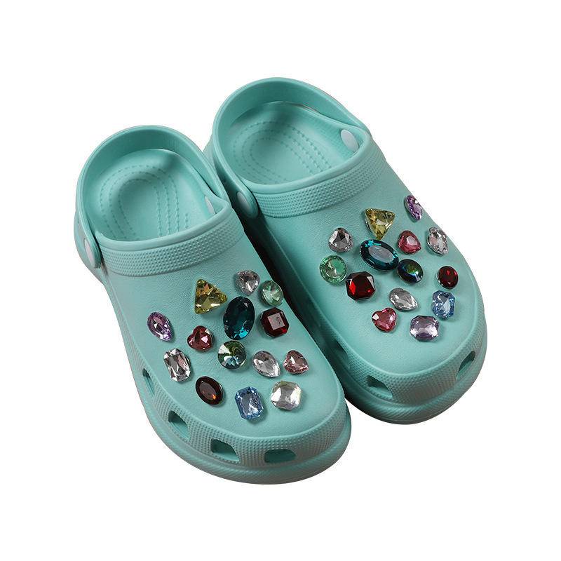 Charms Crocs Sendal Kristal Berlian Jibbitz Untuk Hadiah Anak Perempuan