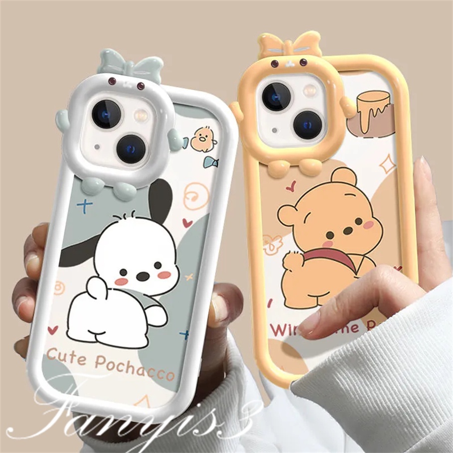 Realme C53 10 C35 C31 C30 C25Y C21Y C25 C15 C12 C11 C21 C20 C17 C3 Realme 9i 7i 6i 5i 5s 5 Narzo 50A 50i Prime Soft Case Desain Winni Dog Untuk