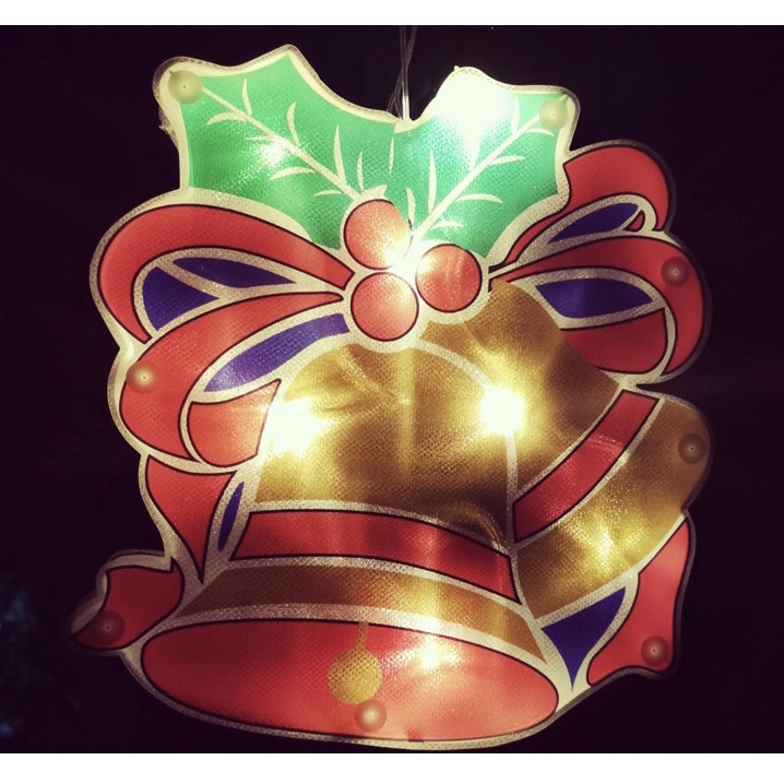 Lampu Gantung Natal Christmas Kaca Cafe Light Dekorasi XMAS Lampu Cantik LED Decorations Santa Reindeer Kabel LED READY HIASAN TUMBLR DEKORASI POHONNATAL light